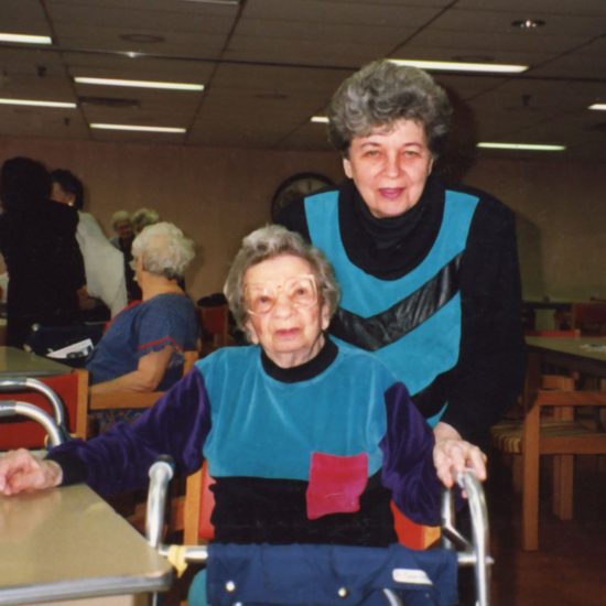 Shirley and her Aunt Mary | mid 1980's